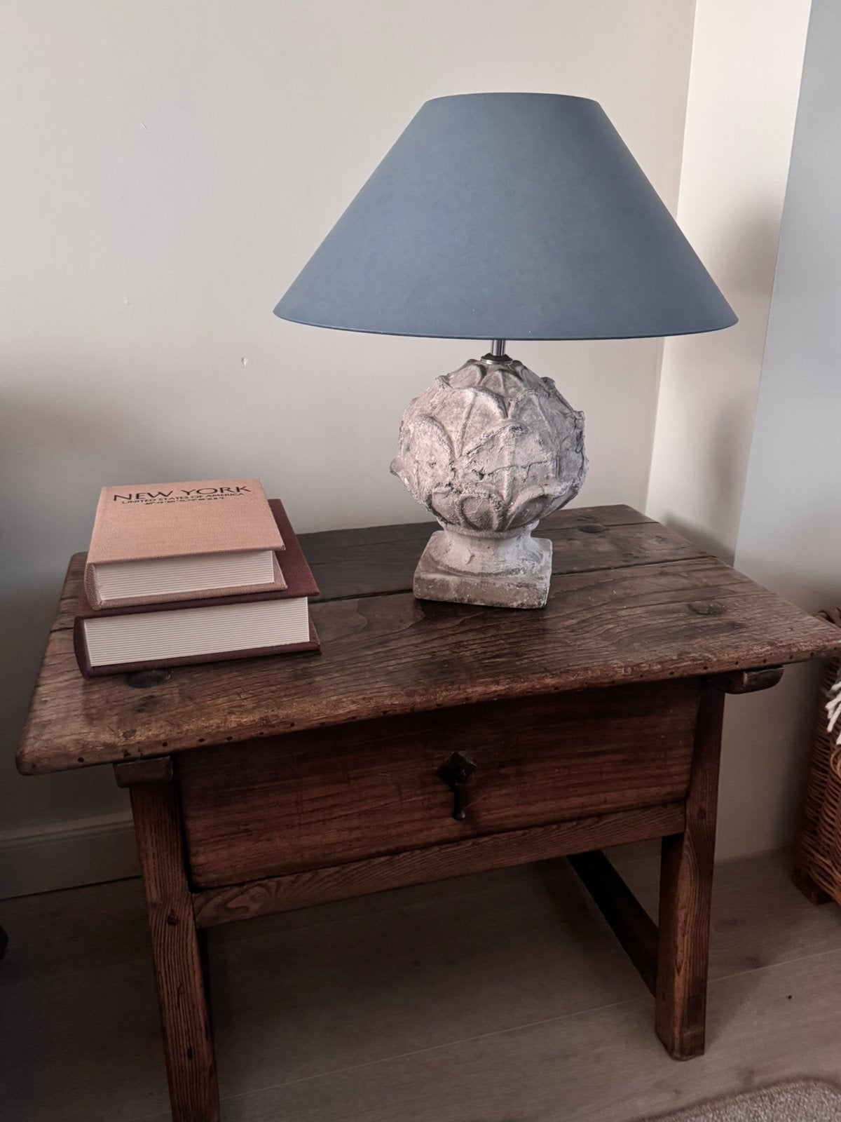 Kruiklamp / stenen lamp, Ophalen, Gebruikt, 50 tot 100 cm, Rond