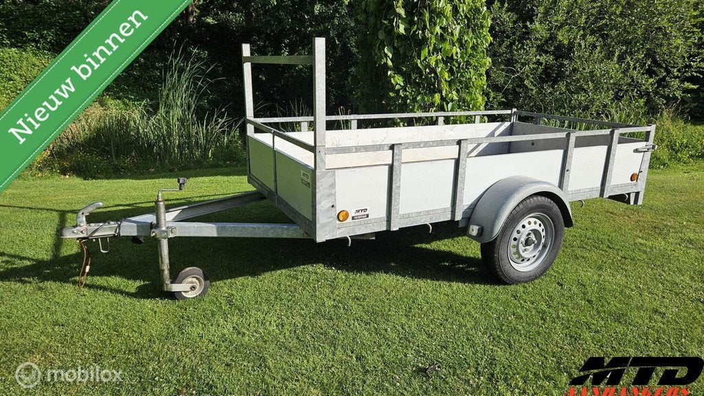 Zéér nette aluminium enkelasser bakwagen 250x126, Auto diversen, Aanhangers en Bagagewagens, Gebruikt