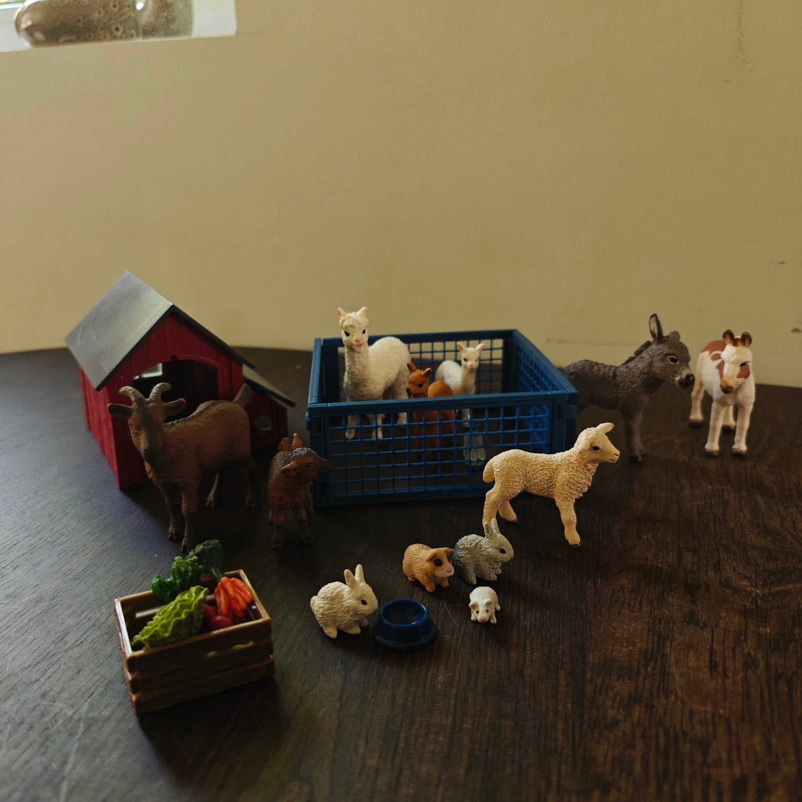 Schleich kinderboerderij dieren set, Ophalen of Verzenden, Gebruikt, Jongen of Meisje