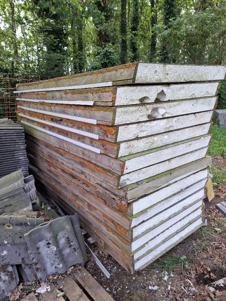 Unidek isolatieplaten, Doe-het-zelf en Verbouw, Isolatie en Afdichting, Overige materialen, Gebruikt, 15 m² of meer, 8 tot 12 cm