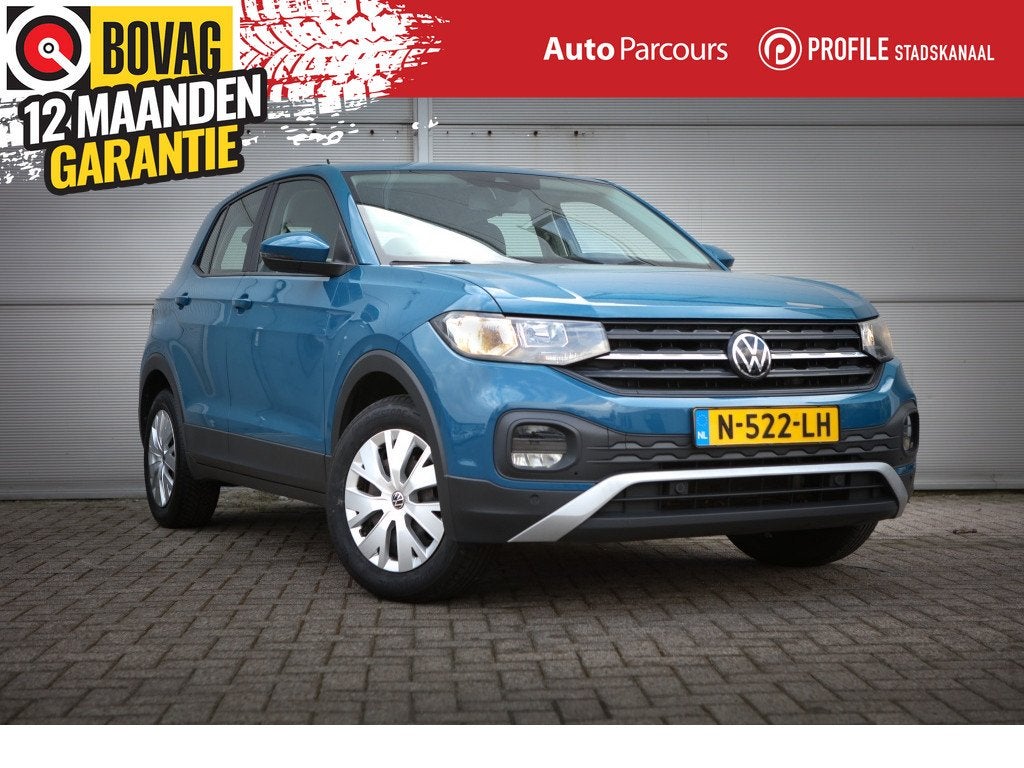 Volkswagen T-Cross 1.0 TSI Life Bns (bj 2021), Auto's, Voorwielaandrijving, Gebruikt, Euro 6, 95 pk