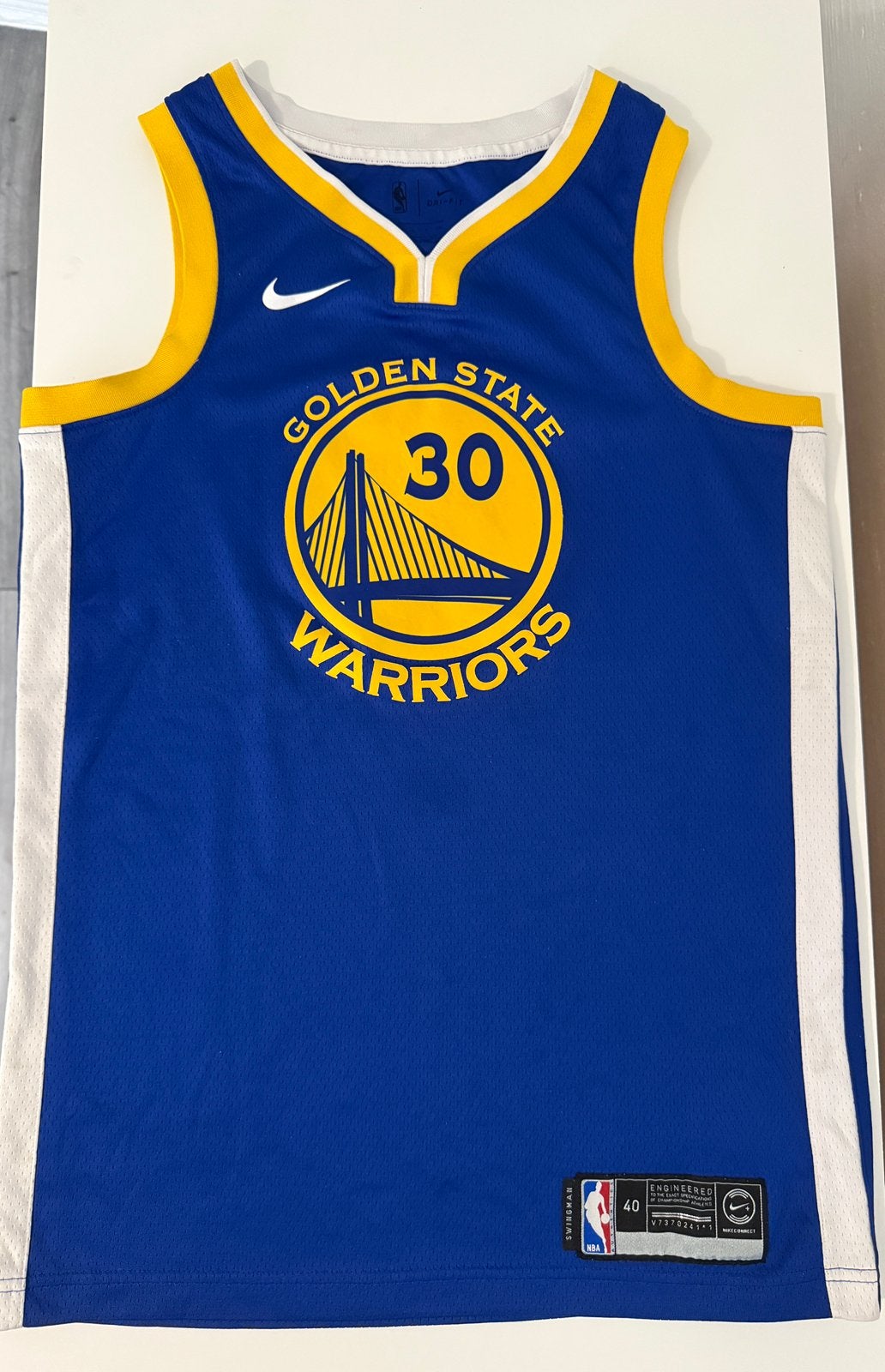 NBA golden State Warriors Stephen Curry Jersey Nike, Ophalen of Verzenden, Zo goed als nieuw, Kleding