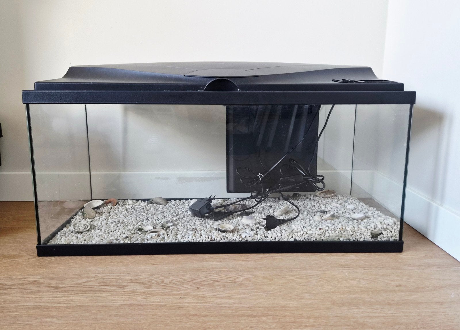 Aquarium, 110 liter, incl. lichtkap met LED, Ophalen, Gebruikt, Leeg aquarium, Juwel