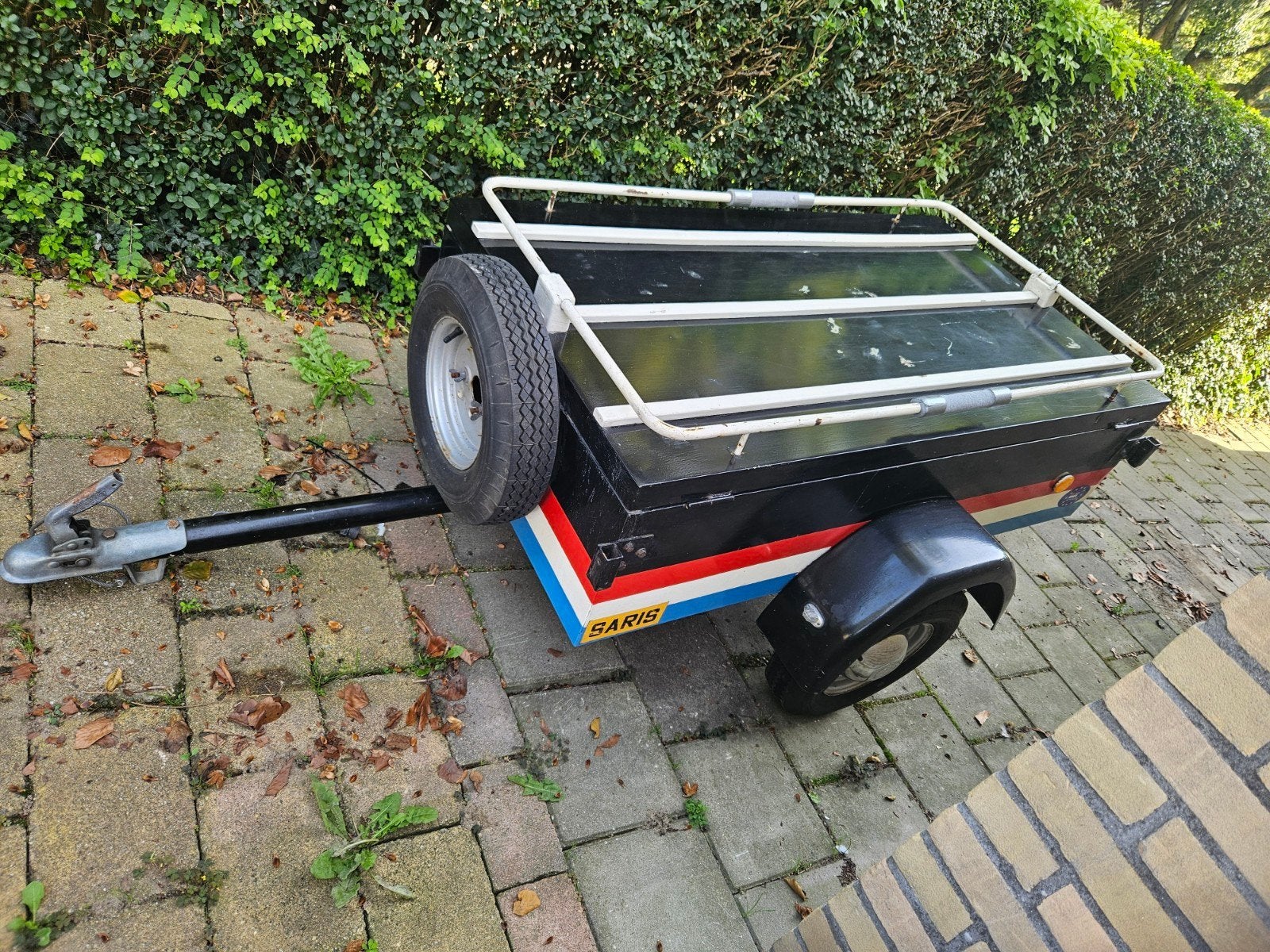 Saris Monty aanhanger, bagagewagen  met deksel, Ophalen, Gebruikt