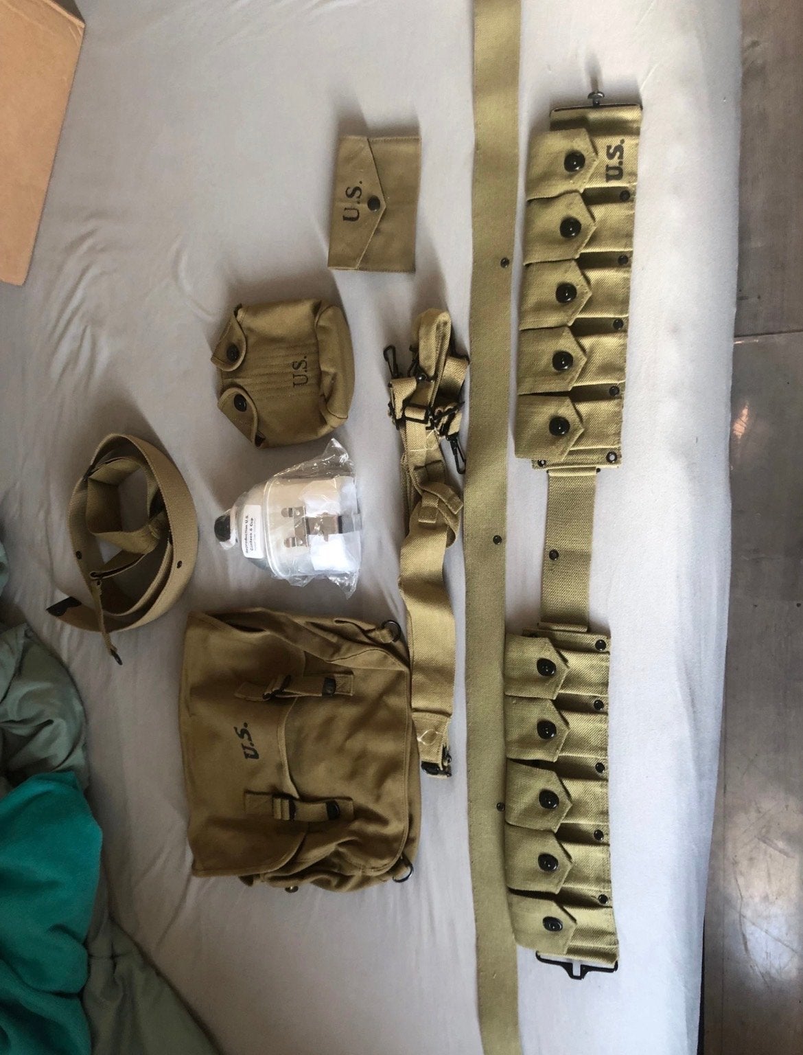 US Militair Uitrusting Set - Vintage Leger Gear, Ophalen of Verzenden, Landmacht, Amerika, Overige typen