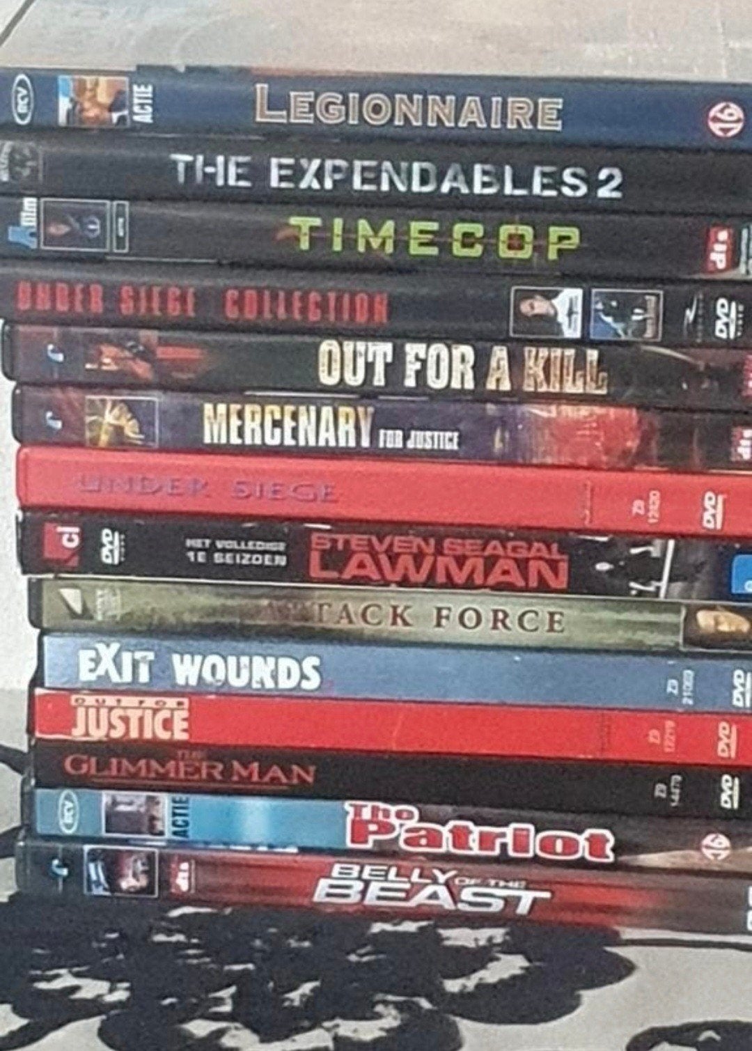 Steven Seagal Actie DVD Collectie - partij van 12 Films, Vanaf 16 jaar, Nederlands, Actie, Ophalen of Verzenden