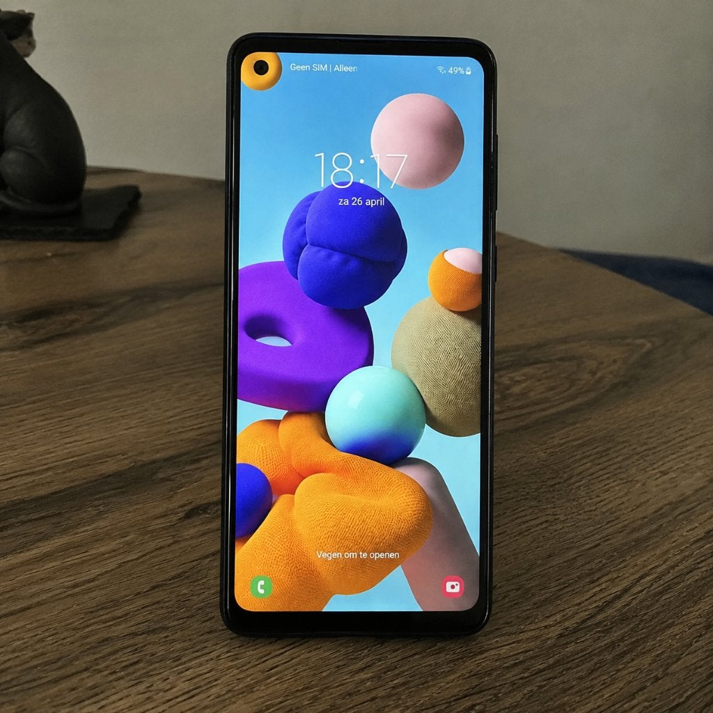 Helemaal  nieuw:  Galaxy A21s, Paars, Touchscreen, Nieuw, Ophalen of Verzenden