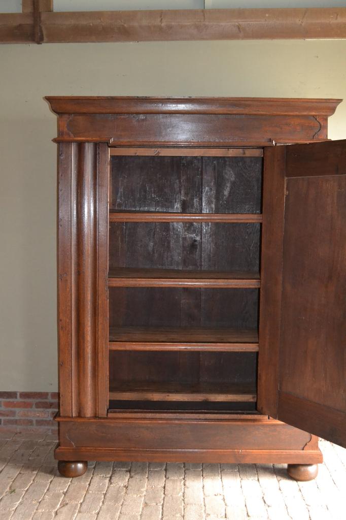 Prachtige antieke eiken houten Spinde kast, broodkast., Antiek en Kunst, Antiek | Meubels | Kasten, Verzenden