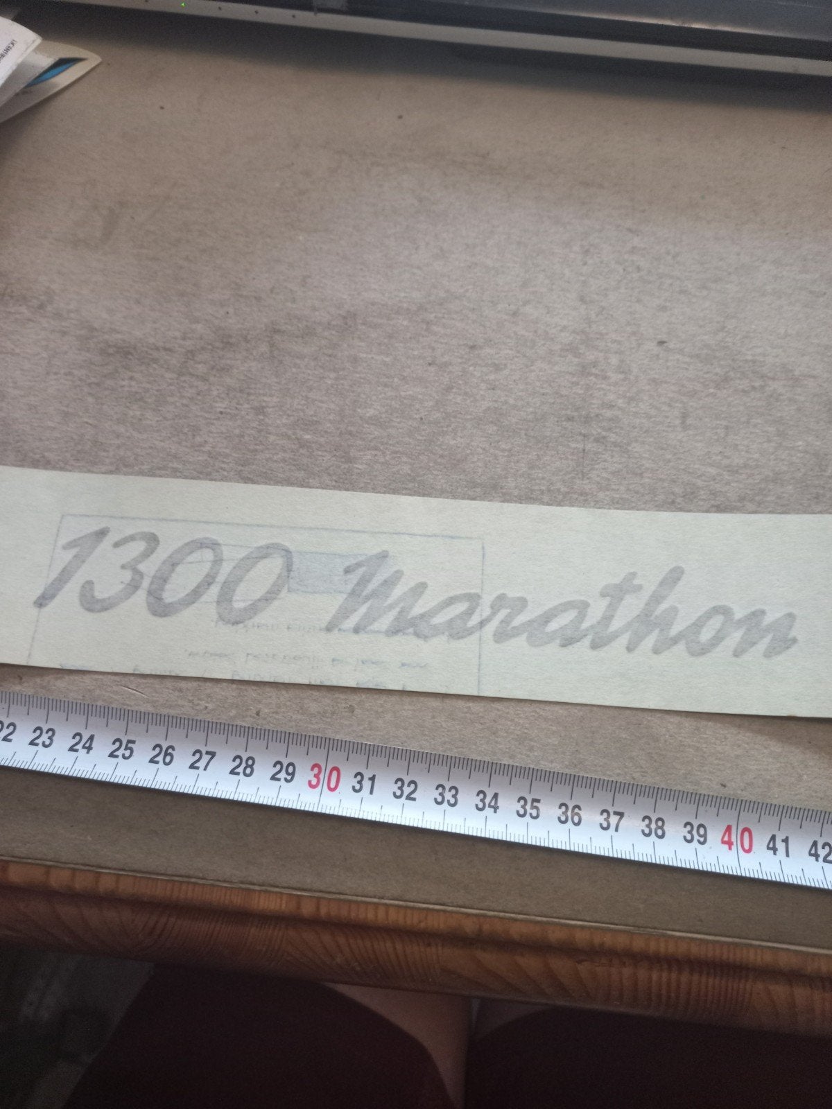 1300 Marathon sticker/decal  daf, Ophalen of Verzenden
