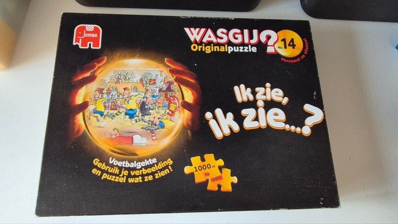 Wasgij Original 14: Ik zie, Ik zie... Original Puzzel, Ophalen of Verzenden, Minder dan 500 stukjes, Gebruikt, Legpuzzel