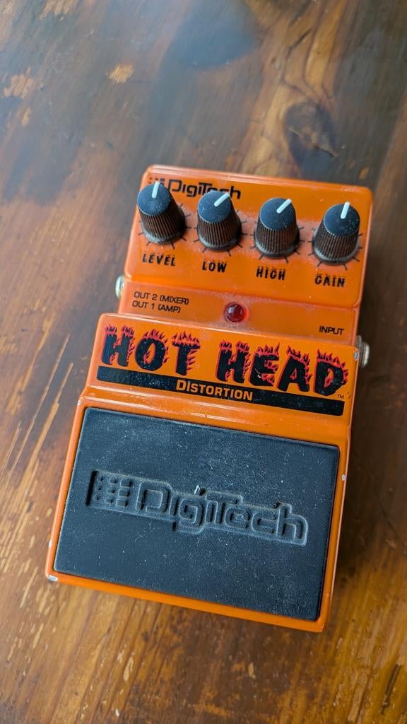 Digitech Hot Head, Muziek en Instrumenten, Ophalen of Verzenden, Gebruikt, Distortion, Overdrive of Fuzz