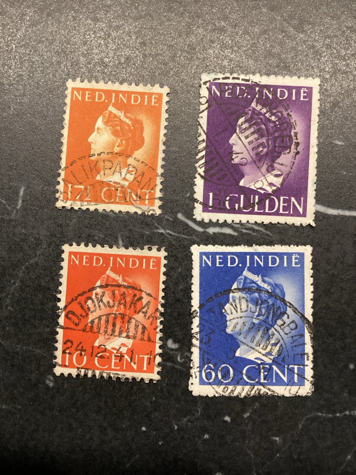 Nederlands-Indië postzegels Koningin Wilhelmina, Ophalen of Verzenden, Gestempeld, Nederlands-Indië