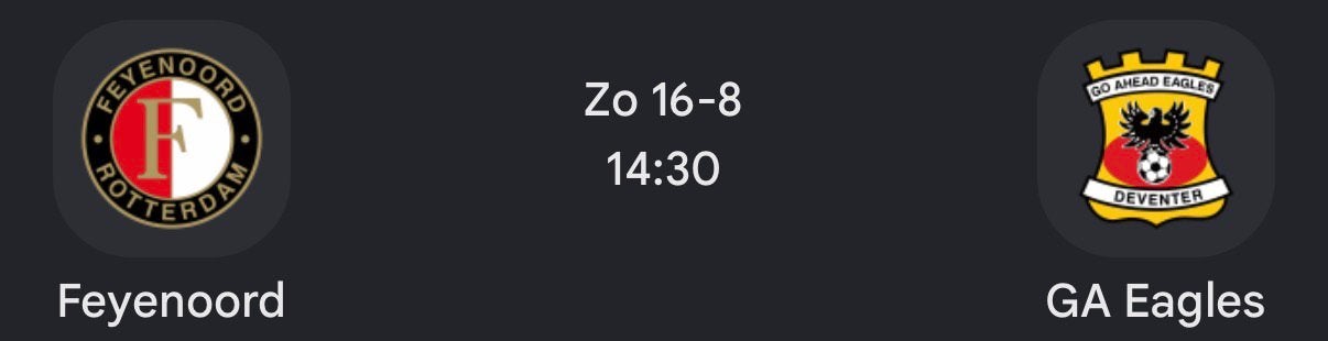 Kaarten Feyenoord - Go Ahead, Tickets en Kaartjes, Losse kaart, Drie personen of meer, Augustus