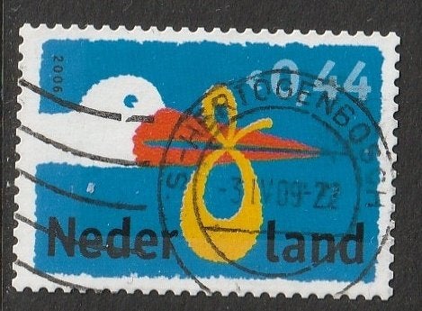 Nederland 2006 2482 Geboorte, Gest Den Bosch, Postzegels en Munten, Postzegels | Nederland, Ophalen of Verzenden, Na 1940, Gestempeld