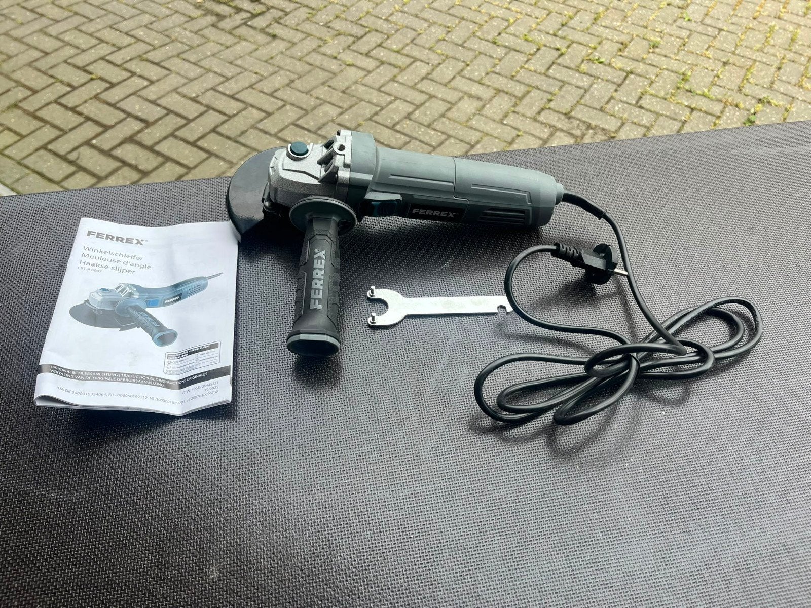 Ferrex haakse slijper slijptol 750 Watt nieuw, Ophalen of Verzenden, Nieuw, 1000 watt of meer, Haakse handslijpmachine