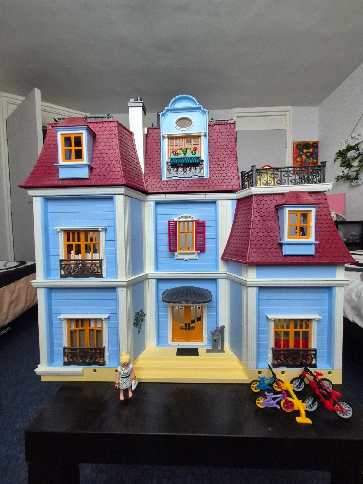 playmobiel huis groot, Ophalen, Zo goed als nieuw, Poppenhuis