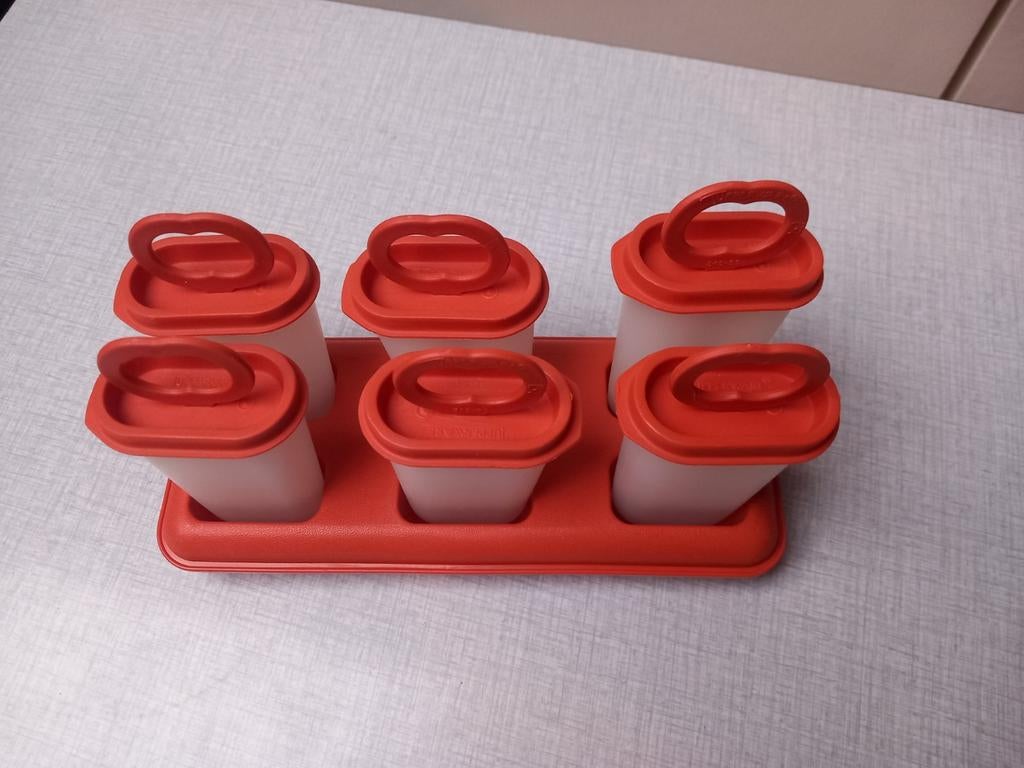 Vintage Tupperware ijsjesmaker (retro), Ophalen of Verzenden, Gebruikt, Oranje, Overige typen