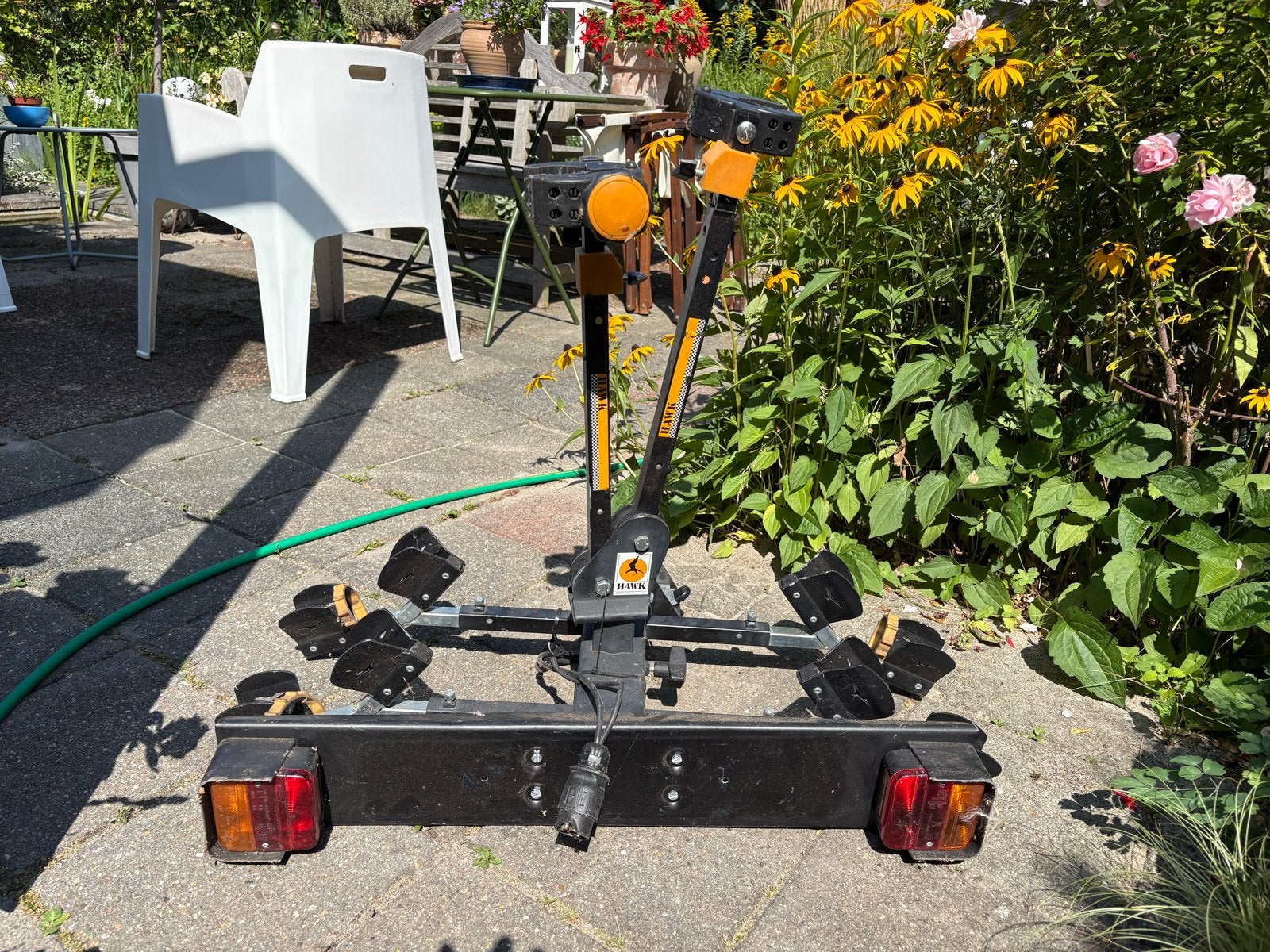 Hawk Fietsendrager voor 2 fietsen - In goede staat, Ophalen, 2 fietsen, Gebruikt, Trekhaakdrager