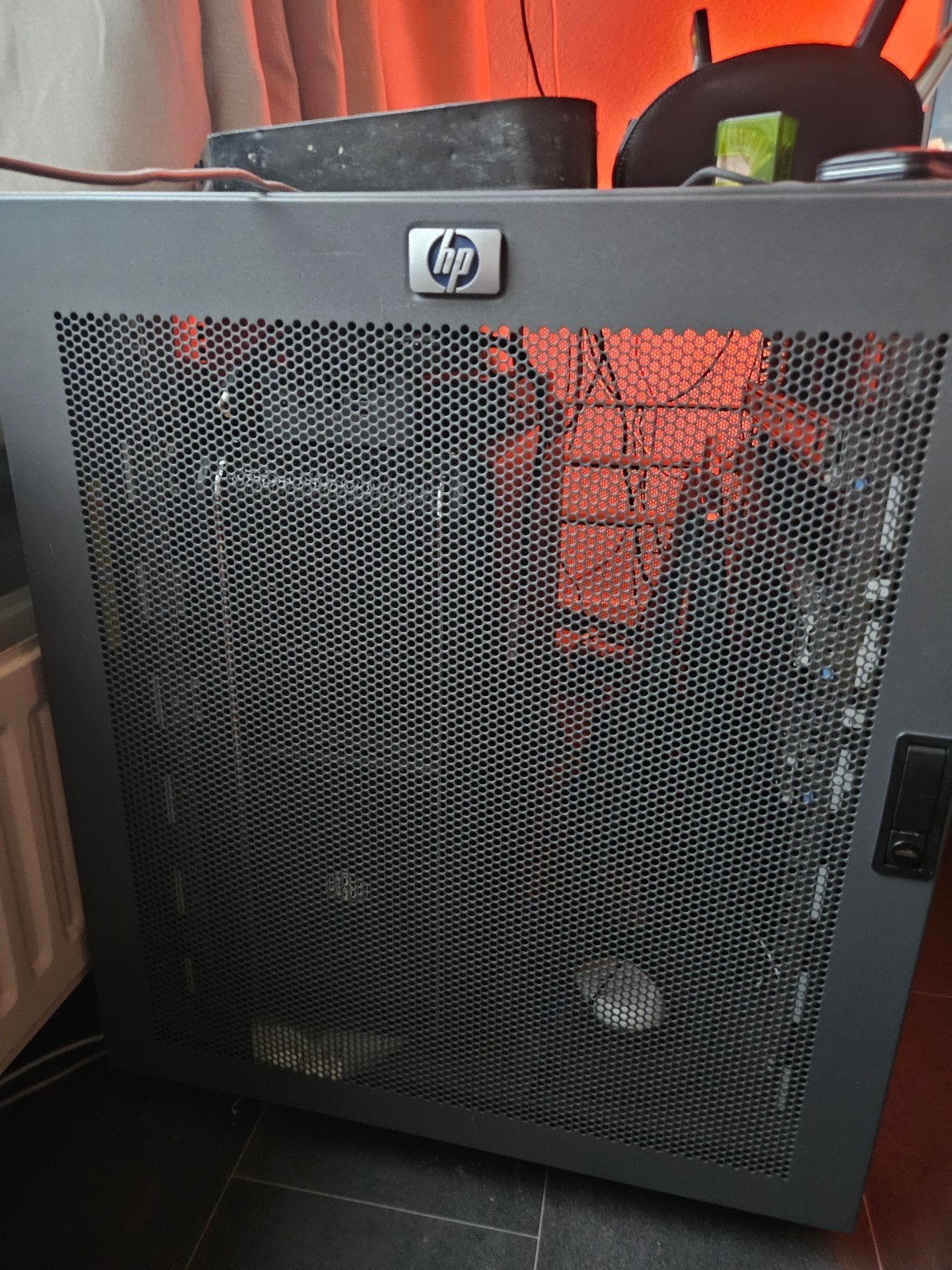 14U 19-inch Shock Rack / Flight Case - Serverkast, Ophalen, Gebruikt, Geperforeerd, Geperforeerd