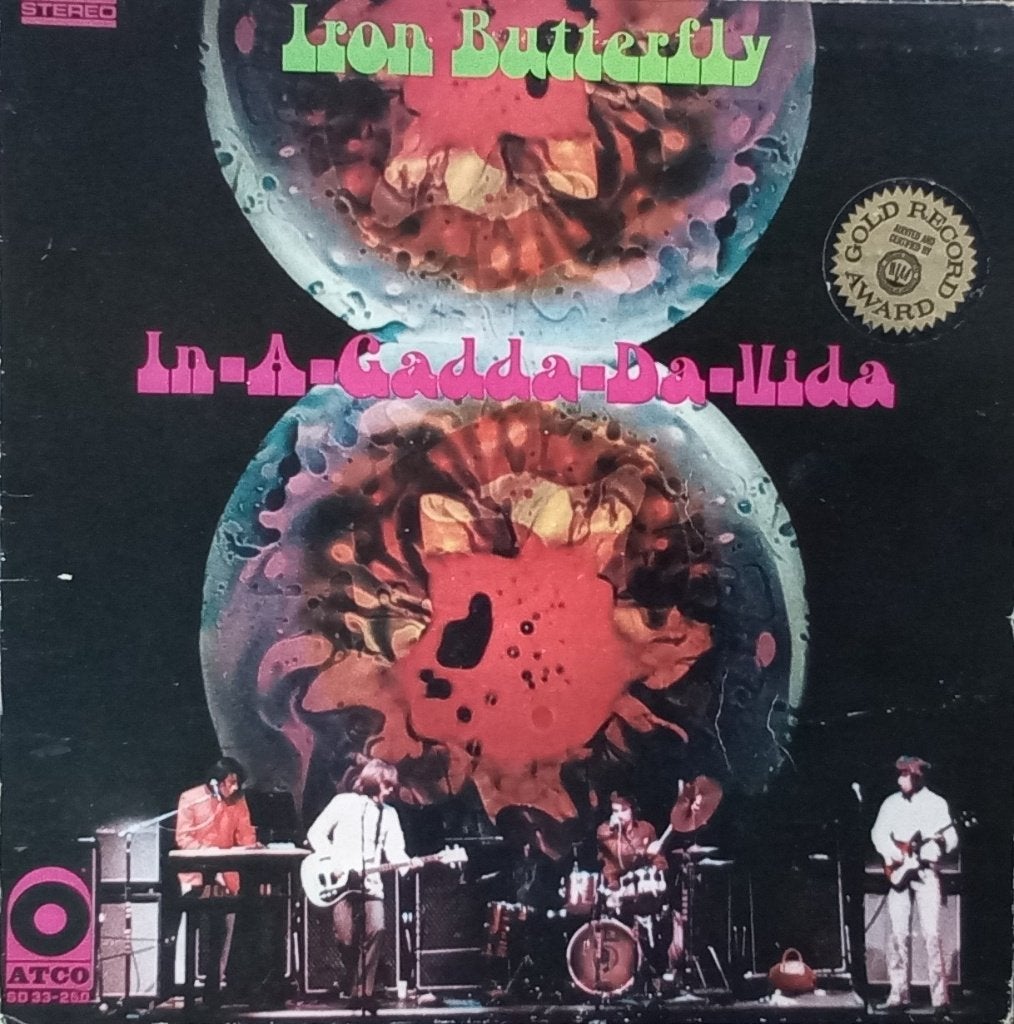 In-a-gadda-da-vida - Iron Butterfly (Amerikaanse persing)., Gebruikt, Ophalen of Verzenden, Poprock, 12 inch