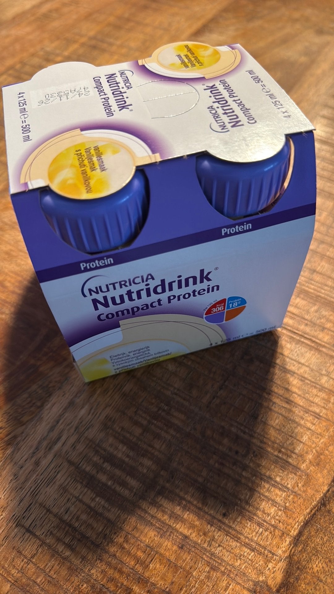 6x Nutricia nutridrink compact protein vanilla, Ophalen of Verzenden, Nieuw, Poeder of Drank