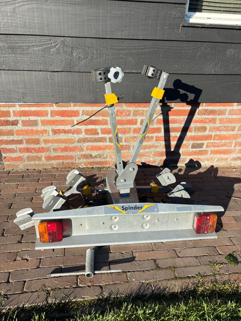 Spinder Falcon trekhaak fietsendrager voor 2 fietsen, Ophalen, 2 fietsen, Gebruikt, Trekhaakdrager