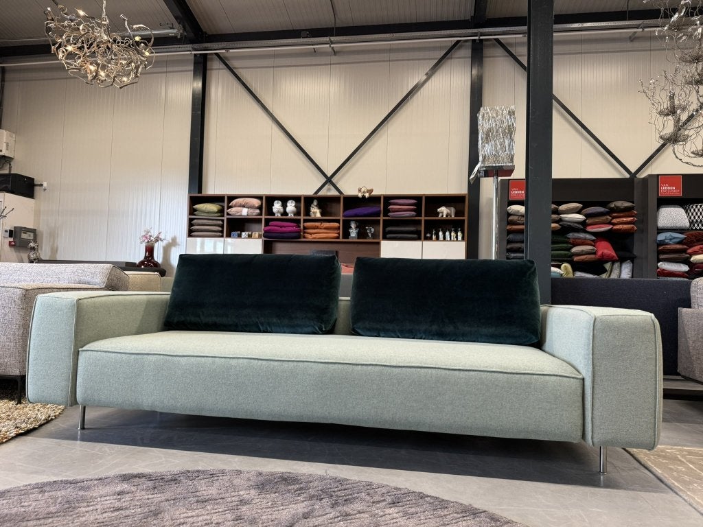 Nieuw Gelderland 7780 bank Kvadrat Tonus wol stof groen 252, 250 tot 300 cm, 100 tot 125 cm, Industrieweg 15, Ophalen of Verzenden