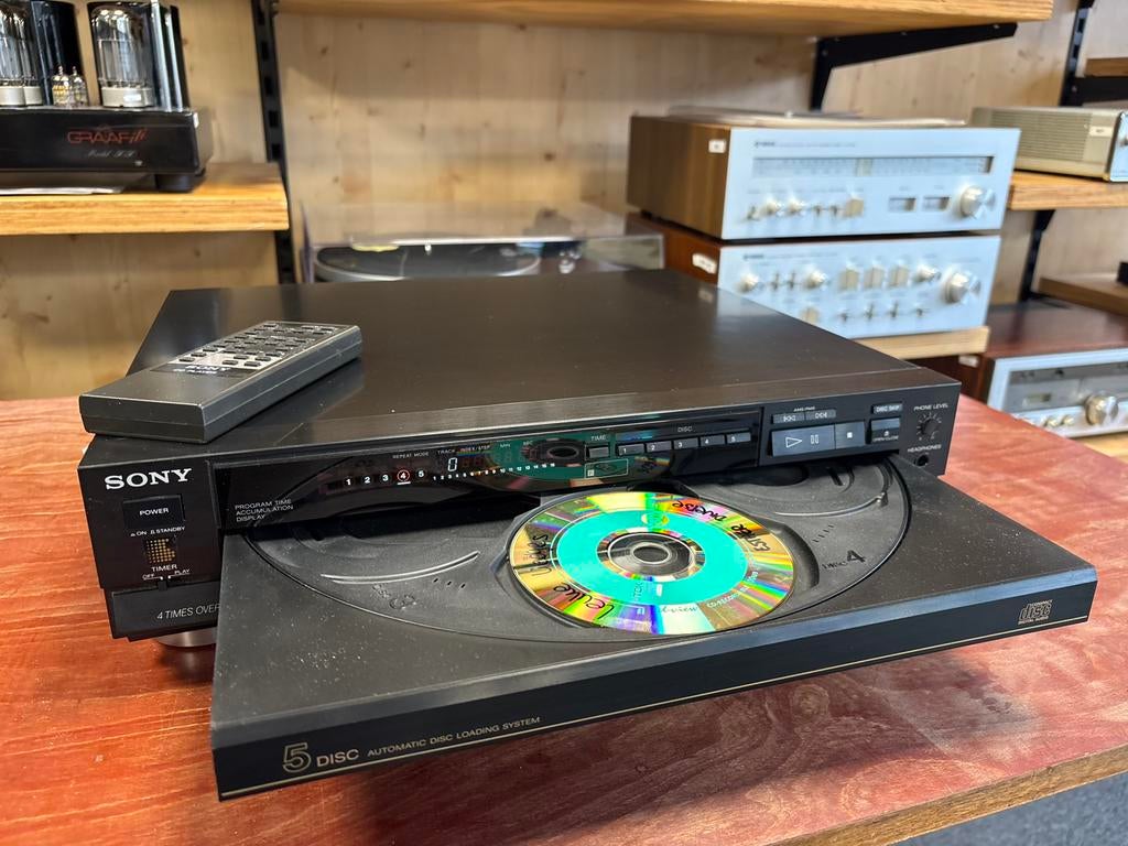 Sony CDP-C50 CD wisselaar, Ophalen, Refurbished, Sony, Wisselaar