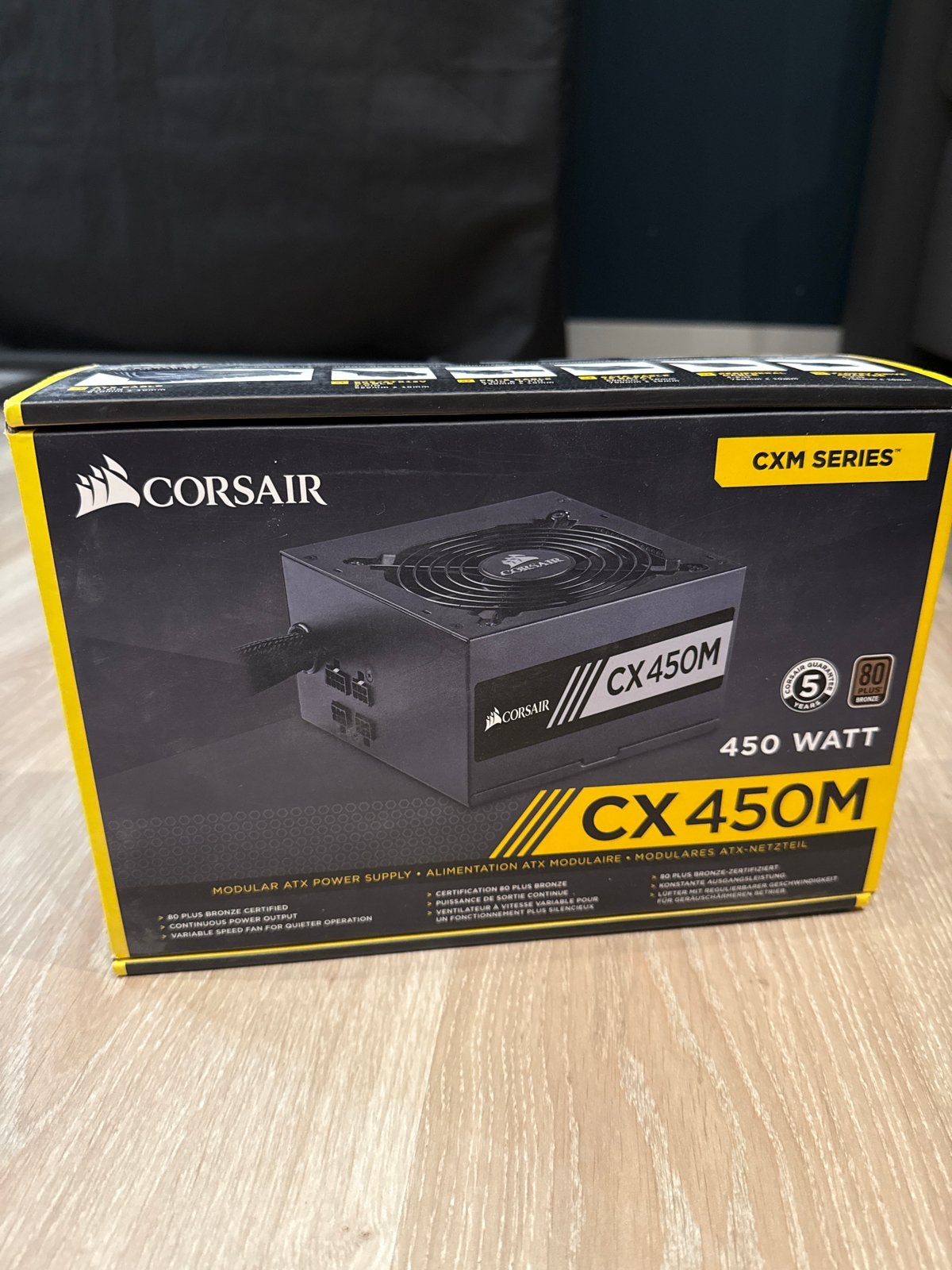 Corsair CX450M Voeding 450W - Nieuw in doos, Ophalen, Nieuw