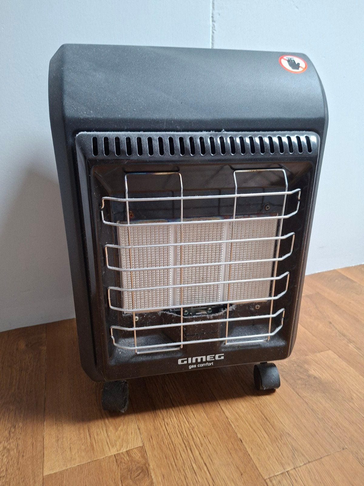 Gimeg Gaskachel - Draagbare Terrasverwarmer, Gebruikt, Gas, Ophalen of Verzenden, Vrijstaand