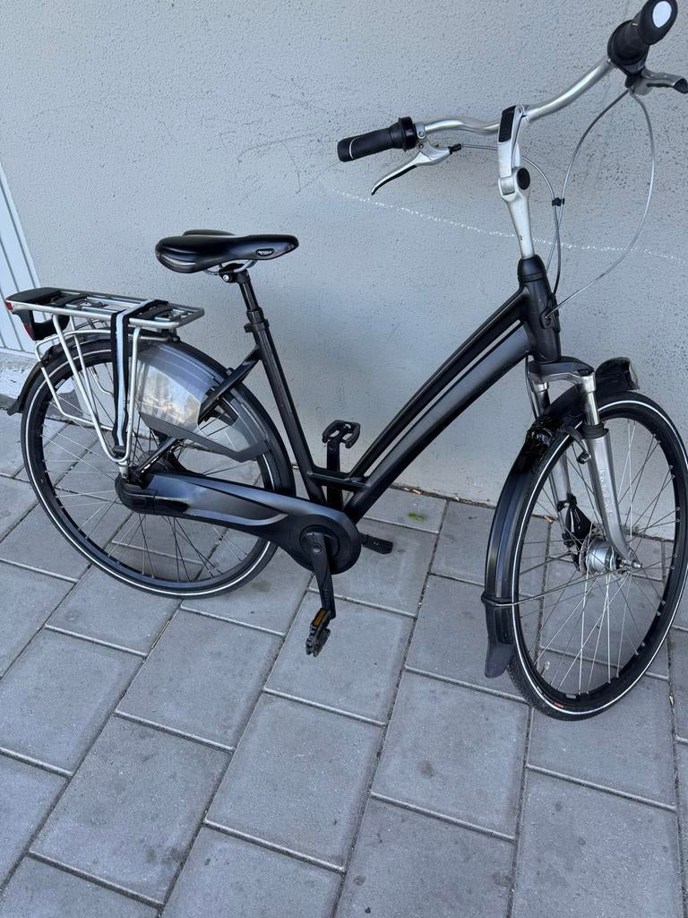 Gazelle Chamonix - Shimano 8 versnellingen, Fietsen en Brommers, Fietsen | Dames | Damesfietsen, Ophalen, Gebruikt, Velgrem, Versnellingen