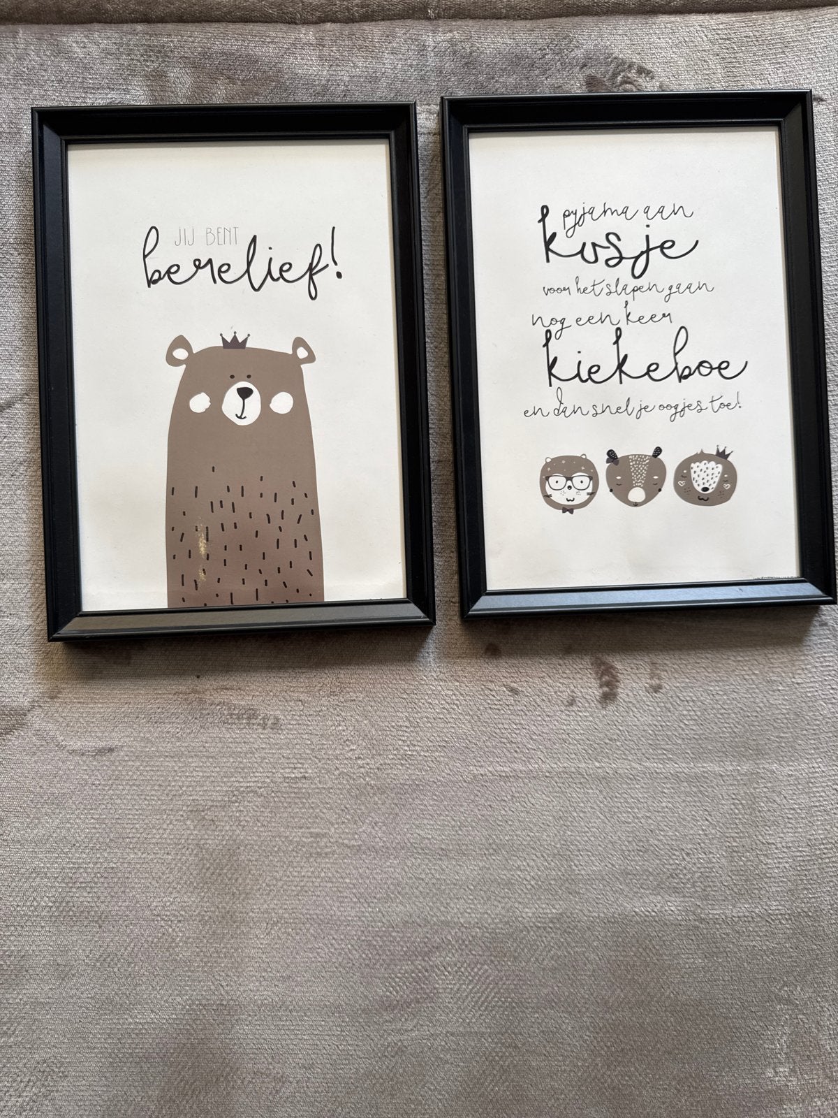 2x Kinderkamer Posters: Beer & Kiekeboe, Ophalen of Verzenden, Zo goed als nieuw, Foto of Poster, Minder dan 50 cm