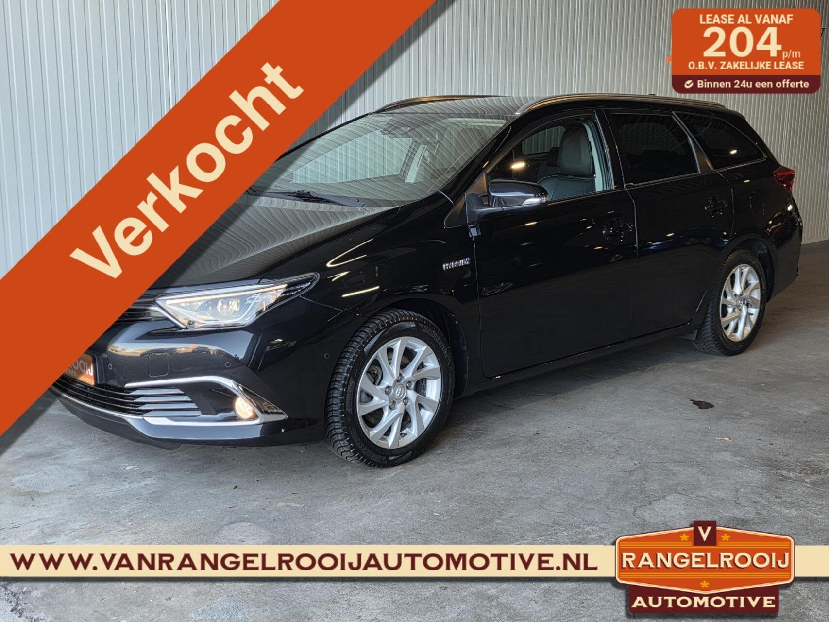 Toyota Auris Touring Sports 1.8 Hybrid Executive, pano, stoe, Auto's, 136 pk, Gebruikt, Zwart, Origineel Nederlands