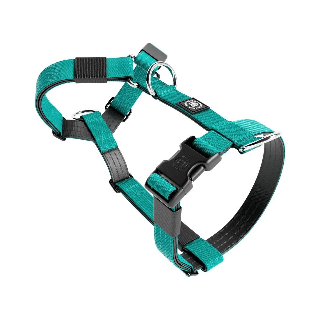 BullyBillows Harnas / tuigje maat xxs- Turquoise, Ophalen of Verzenden, Zo goed als nieuw