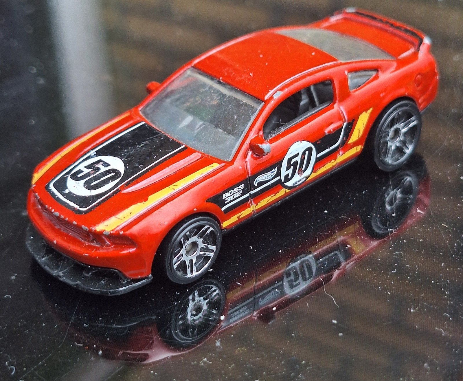 Hotwheels '12 mustang boss, Ophalen of Verzenden, Gebruikt, Auto