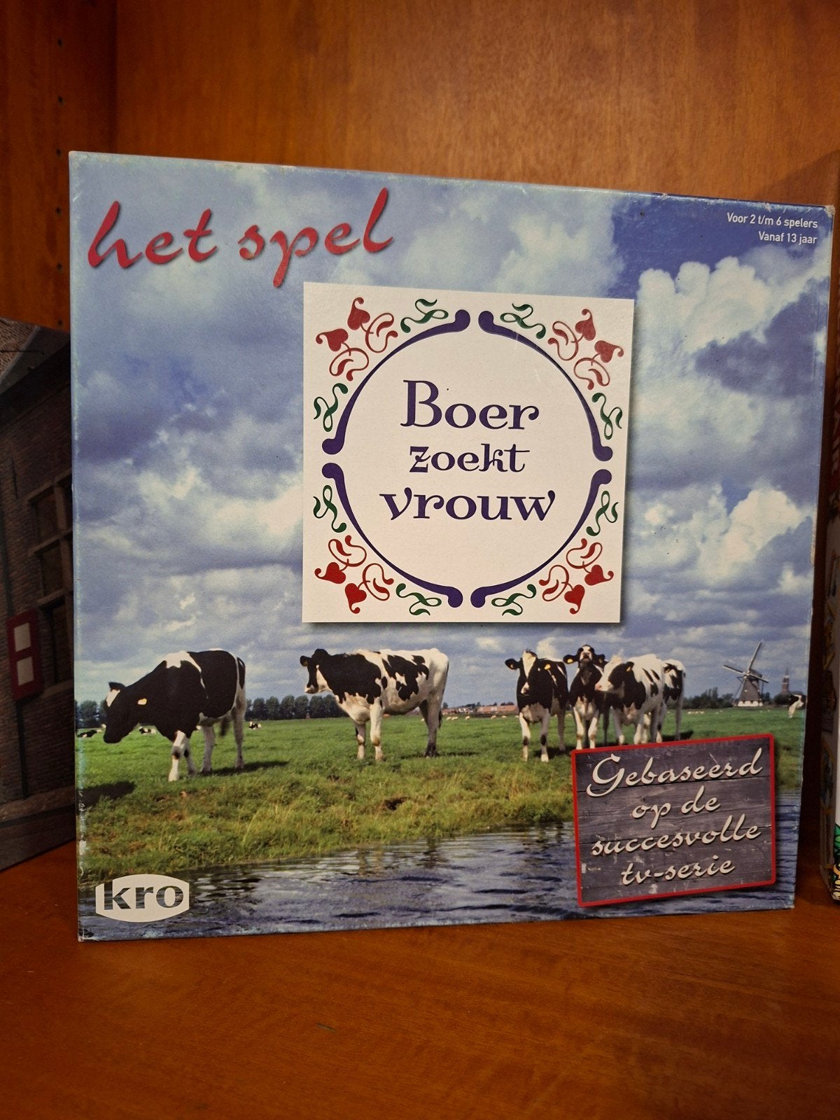 Boer Zoekt Vrouw Het Spel - Gezellig Bordspel, Vijf spelers of meer, Ophalen of Verzenden, Gebruikt, KRO / FremantleMedia