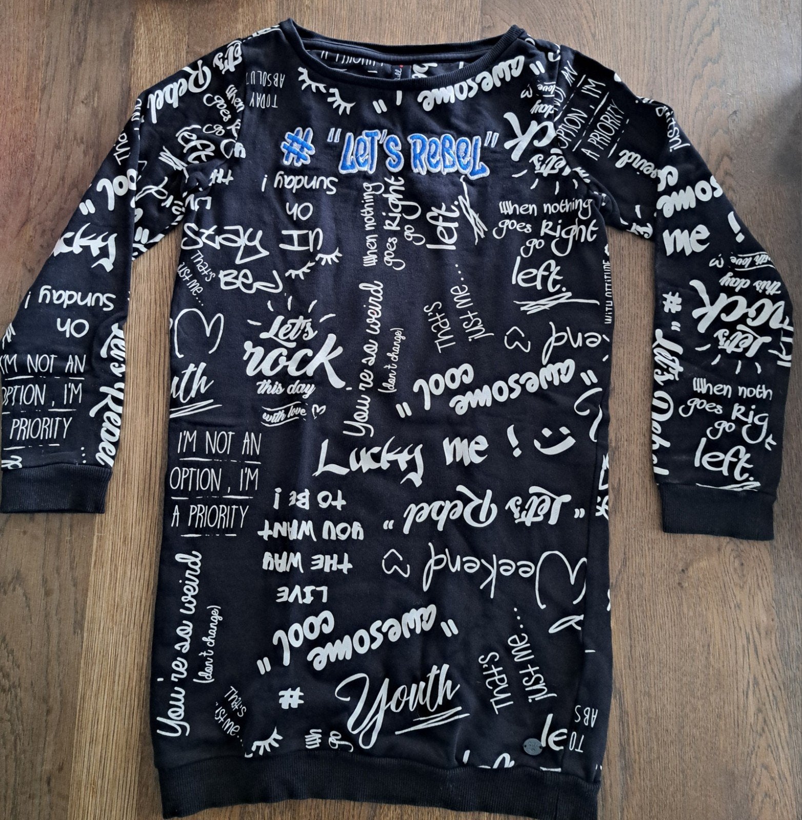 meisjes lange trui / jurk van Jill, maat 146/1522, Kinderen en Baby's, Meisje, Trui of Vest, Ophalen of Verzenden, Zo goed als nieuw