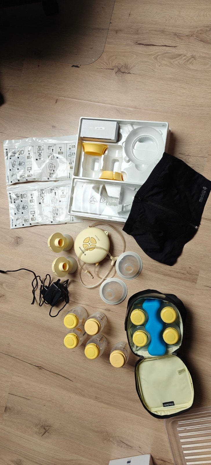 Complete Medela Swing Maxi dubbele elektrische borstkolf, Ophalen, Gebruikt