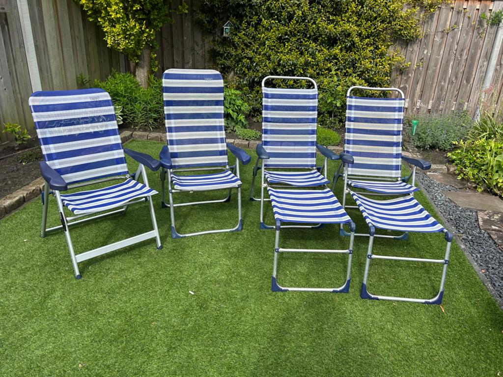 Crespo campingstoelen, Caravans en Kamperen, Kampeermeubelen, Ophalen, Gebruikt, Campingstoel