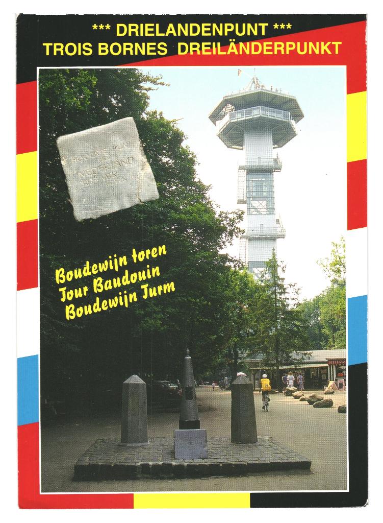 988057 Vaals 80+ Drielandenpunt Grenspaal Grens _Gelopen