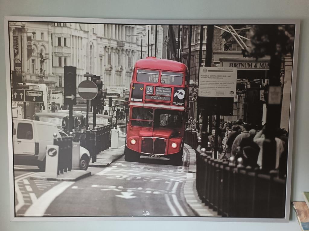 Groot london schilderij in lijst, Computers en Software, Audio-software, Ophalen, Zo goed als nieuw