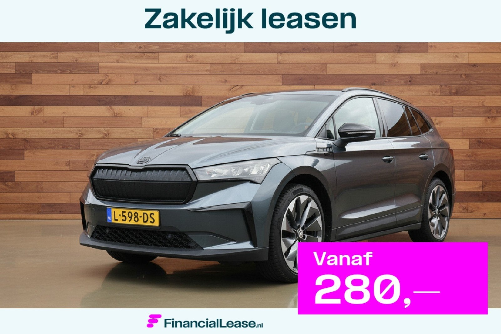 Skoda Enyaq iV 60, Automaat, Achterwielaandrijving, Gebruikt, Huisgarantie