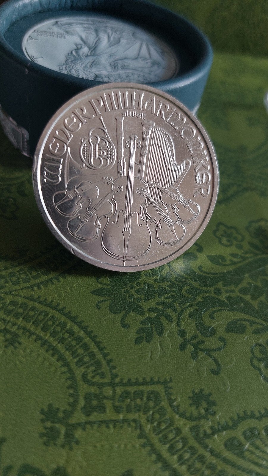 Wiener Philharmoniker 2017 - 1 Troy Ounce Zilveren Munt, Postzegels en Munten, Munten | Europa | Euromunten, Oostenrijk, Zilver