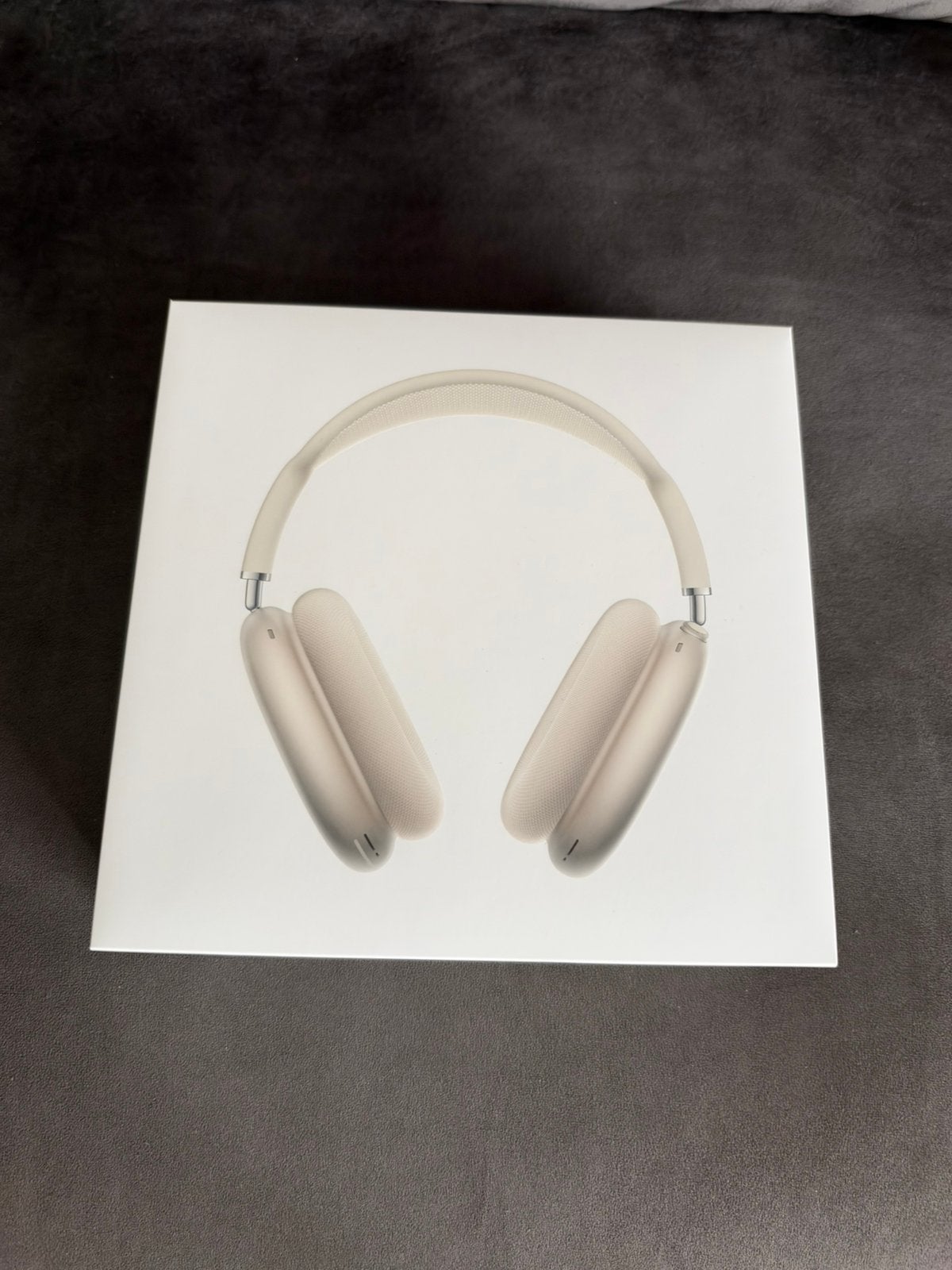 Airpods Max Starlight Nieuw In doos met 1 jaar garantie, Audio, Tv en Foto, Ophalen, Zilver, Nieuw, On-ear