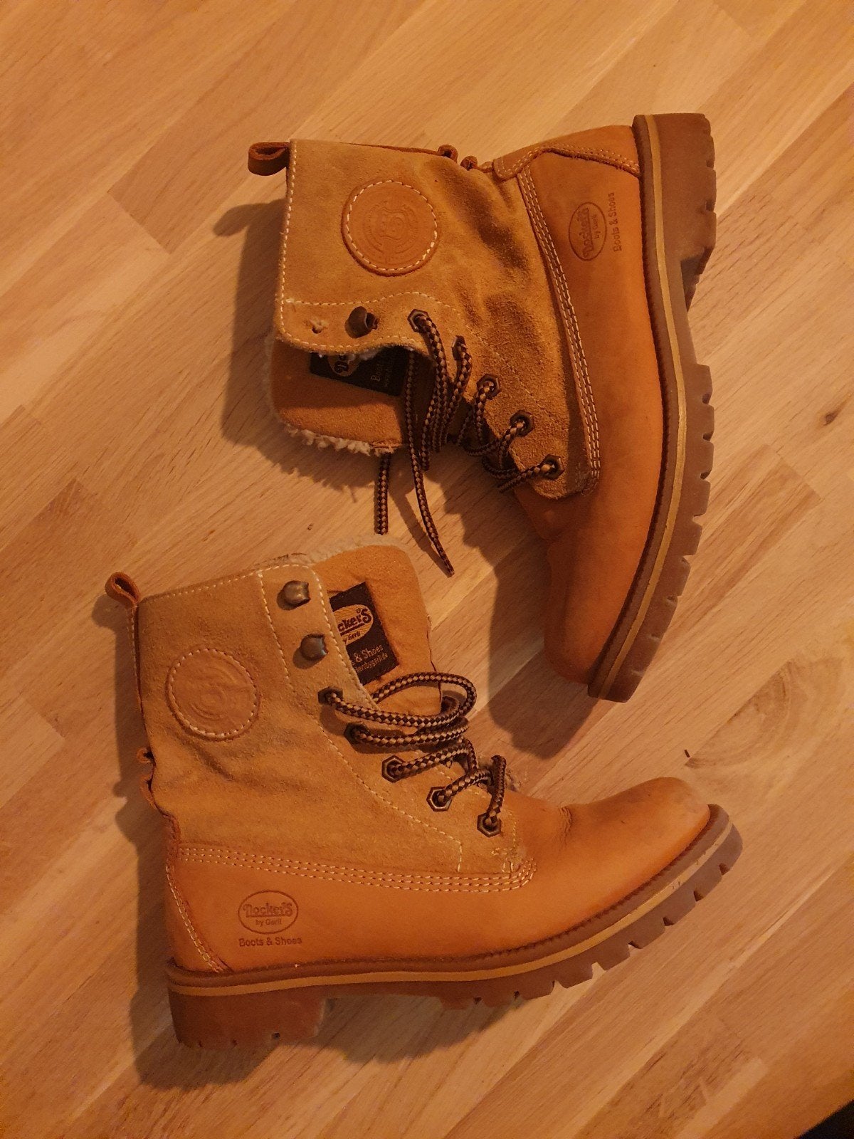 Dockers by Gerli Boots & Shoes - Maat 38, Bruin, Lage of Enkellaarzen, Ophalen of Verzenden, Zo goed als nieuw