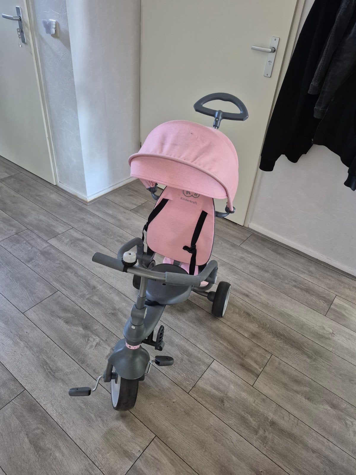 Kinderkraft driewieler - Roze kinderfiets, Fietsen en Brommers, Ophalen, Gebruikt, Minder dan 16 inch, Kinderkraft