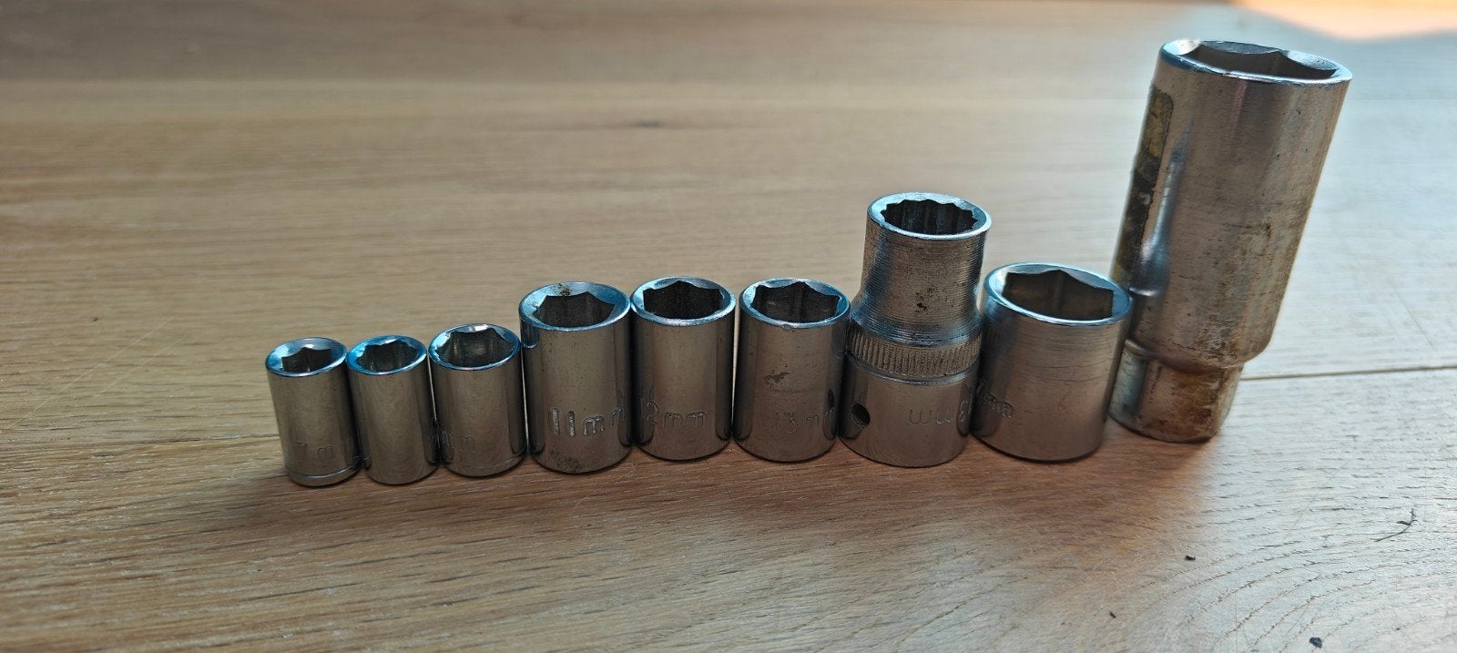 Doppenset met ratel - Diverse maten, Doe-het-zelf en Verbouw, Gereedschap | Handgereedschap, Ophalen of Verzenden