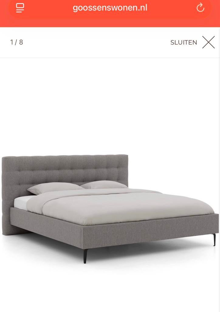 Goossens bed compleet, Huis en Inrichting, Slaapkamer | Bedden, Ophalen of Verzenden, Zo goed als nieuw, Tweepersoons, Hout