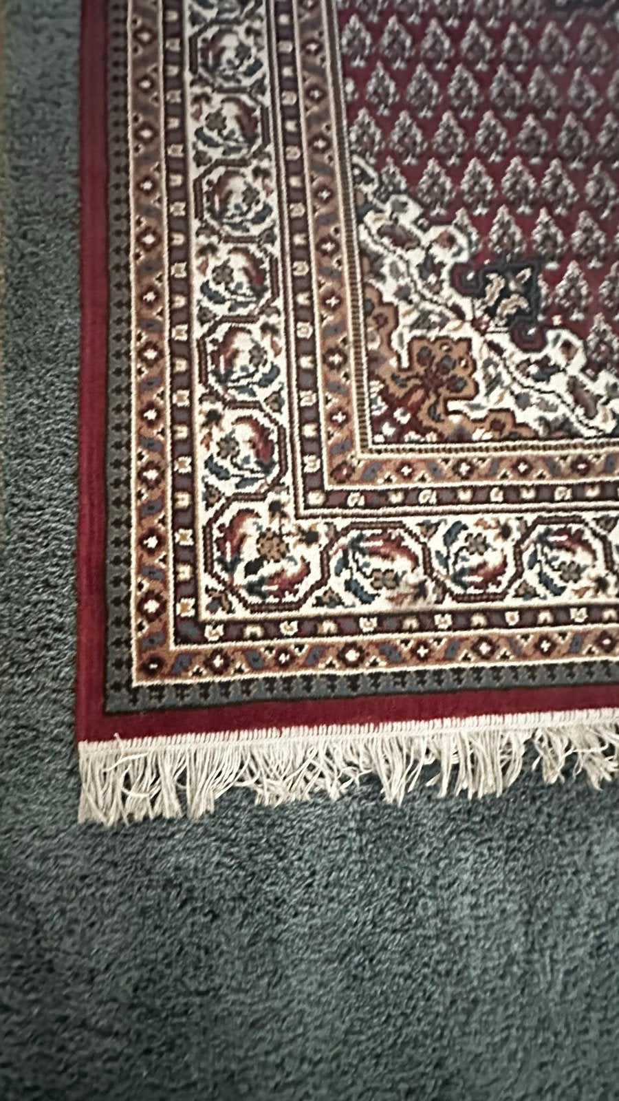 Perzisch tapijt - Rood met klassiek patroon, Huis en Inrichting, Stoffering | Tapijten en Kleden, Ophalen, Gebruikt, 100 tot 150 cm