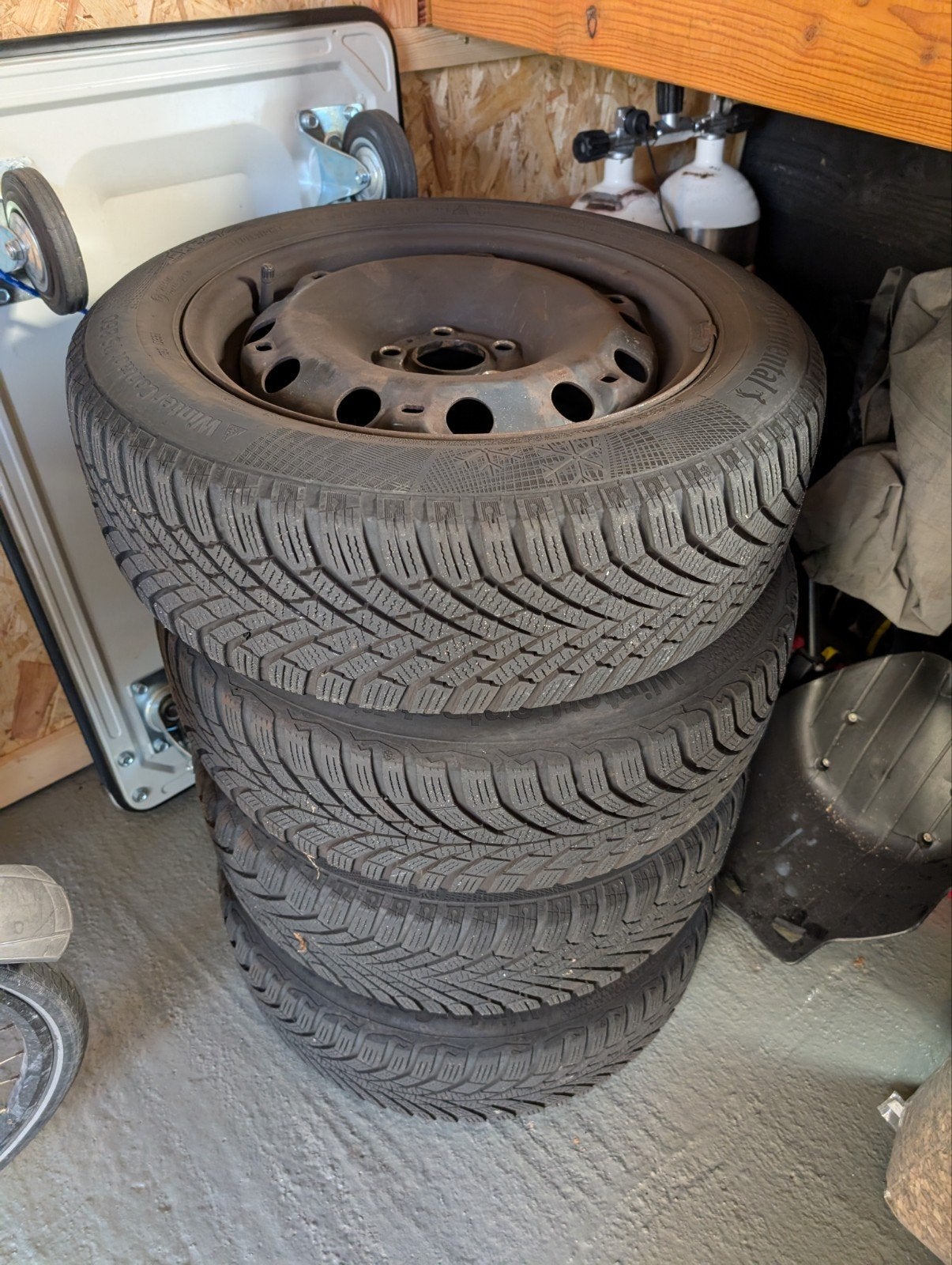 4 Winterbanden op velg - Seat Ibiza ST, Ophalen